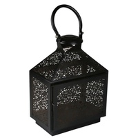 AM Design Kerzenlaterne »Weihnachtsdeko«, (1 St.), aus Metall, handgefertigt, schwarz