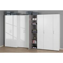 Wimex Wohnbedarf Import Export Handels GmbH Wäscheschrank Multiraumkonzept 80 x 185 x 40 cm Weiß