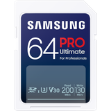 Samsung PRO Ultimate SD-Speicherkarte mit USB-Kartenleser – 64 GB (2023) SDXC USB-Adapter