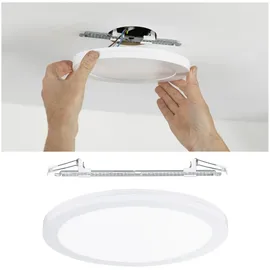 Paulmann Cover-it LED Einbaupanel 1 Stk. rund 330mm Weiß matt 22 W