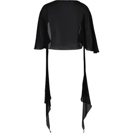 Vera Mont Chiffonstola mit Volant", in schwarz, | Gr.: M