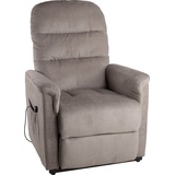 Duo Collection TV-Sessel Whitehorse XXL bis 150 kg belastbar, mit elektrischer Aufstehhilfe, Relaxfunktion und Taschenfederkern mit Stahlwellenunterfederung grau