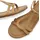VIVANCE Sandale Damen camelfarben 38