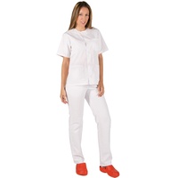 Krankenschwester aus Baumwolle 35% + 65% Polyester. Kasack + Hose, Rundhalsausschnitt. Unisex – hohe Qualität – 842000 (2XL)