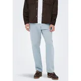 Only & Sons ONSEDGE Straight Fit Light Blau 33/32