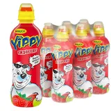 Yippy Erdbeere | der fruchtig farbenfrohe Kinderspaß | mit 5 Vitaminen und Calcium | 6x 330ml PET Flasche