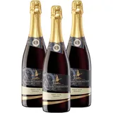 Hex vom Dasenstein Pinot Noir Sekt trocken - elegant mit Noten von Beeren & Kirschen, fein prickelnd mit zart süßen Anklängen, deutscher Sekt aus Baden (3 x 0,75l)