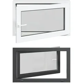vidaXL Kellerfenster RISOR 100 x 60 cm grau