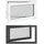 vidaXL Kellerfenster RISOR 100 x 60 cm grau