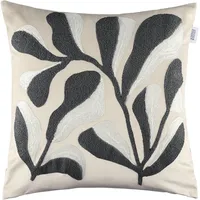 Schöner Wohnen Kissenbezug Plant 45 x cm Polyester Grau