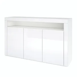 Vladon Sideboard 155 x 92 x 40 cm Weiß
