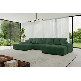 altdecor Wohnlandschaft, ENSI-U - 353x164x69 cm Grün