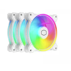 Cooler Master MasterFan MF120 Halo2 3-pack - Weiß