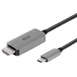 Club 3D USB-C auf HDMI 4K120Hz Aktives Kabel St./St. 3 m Schwarz/Grau