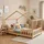[en.casa] Kinderbett Treviolo 120 x 200 cm Kiefer naturbelassen beige