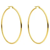Purelei Creolen Hoops gold Edelstahl 63mm