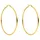 Purelei Creolen Hoops gold Edelstahl 63mm