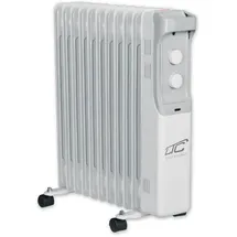LTC Ölradiator 2500 W Grau/Weiß