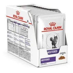 ROYAL CANIN VHN Cat Neutred Balance 12x85g Nassfutter für erwachsene Katzen mit Neigung zu Übergewicht, ab Sterilisation bis zum Alter von 7 Jahren