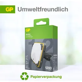 GP Panel Arbeitsleuchte GPCWP15 1200 Lumen 2x18650