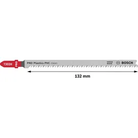 Bosch T 302 H Stichsägeblatt 132 mm 5 Stück