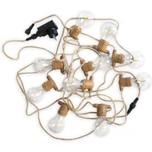 Newgarden LED-Lichterkette Kunststoff 800 cm Braun/Rost