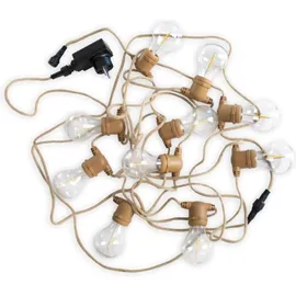 Newgarden LED-Lichterkette Kunststoff 800 cm Braun/Rost