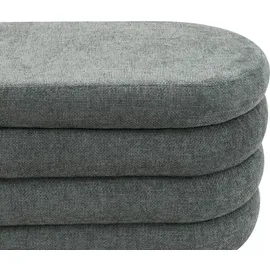 Mobili Rebecca Fusshocker, Grau, Textil, 38x38x76 cm Wohnzimmer, Hocker, Sitzhocker