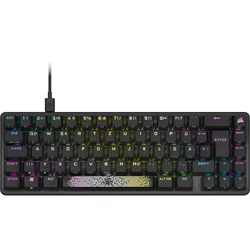 Corsair K65 PRO MINI Gaming Tastatur - 65 % Optisch-mechanische Gaming-Tastatur RGB-LED-Hintergrundbeleuchtung, CORSAIR OPX, Schwarz