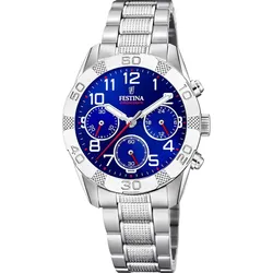 Festina Quarz Kind Junior kollektionen F20345/2 - blau,silber - 36.0mm