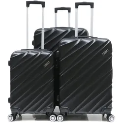 Reisekoffer Koffer 3 tlg Hartschale Trolley Set Kofferset Handgepäck