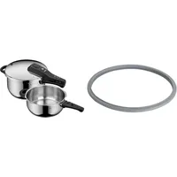 WMF Perfect One Pot Schnellkochtopf Set Induktion 2-teilig & Ersatzteil Dichtungsring Schnellkochtopf 22 cm, für Schnellkochtopf 3l, 4,5l, 6,5l, 8,5l, Silikonring, Silikon