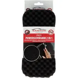 Xantos AutoSchwamm - Multischwamm 2in1 für die Auto Reinigung | großer Schwamm zur Autopflege | Profi Auto Schwamm zum waschen und reinigen | Lackschonend und Kratzerfrei, Schwarz, 697