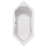 Ottofond Sierra  Sechseckbadewanne 80 x 180 cm (863401)