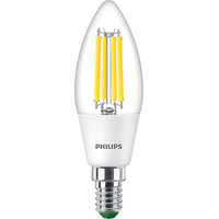 Philips LED Classic ultraeffiziente E14 transparent, 40 W
