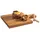 APS Servierbrett SIMPLY WOOD aus geöltem Eichenholz, 20 x 20 cm,