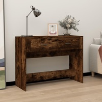 VidaXL Konsolentisch Räuchereiche 100x39x75 cm Holzwerkstoff