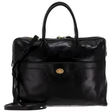 the Bridge Aktentasche Leder 35 cm Laptopfach schwarz