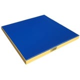 NiroSport Weichbodenmatte NiroSport Turnmatte 100 x 100 x 8 cm Gymnastikmatte Fitnessmatte (1er-Pack), abwaschbar, robust blau