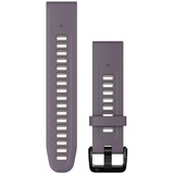 Garmin Quickfit 20 mm Silikonarmband Deep Orchid - Light Sand