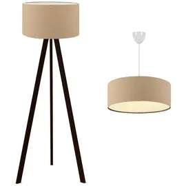 lux.pro Lampen-Set Scunthorpe Beige [ lux.pro