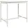 vidaXL Gartentisch 121 x 82,5 x 110 cm Weiß