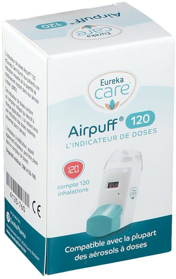 Eureka Care Indicateur de Doses AirPuff 120 1 pc(s) Appareil