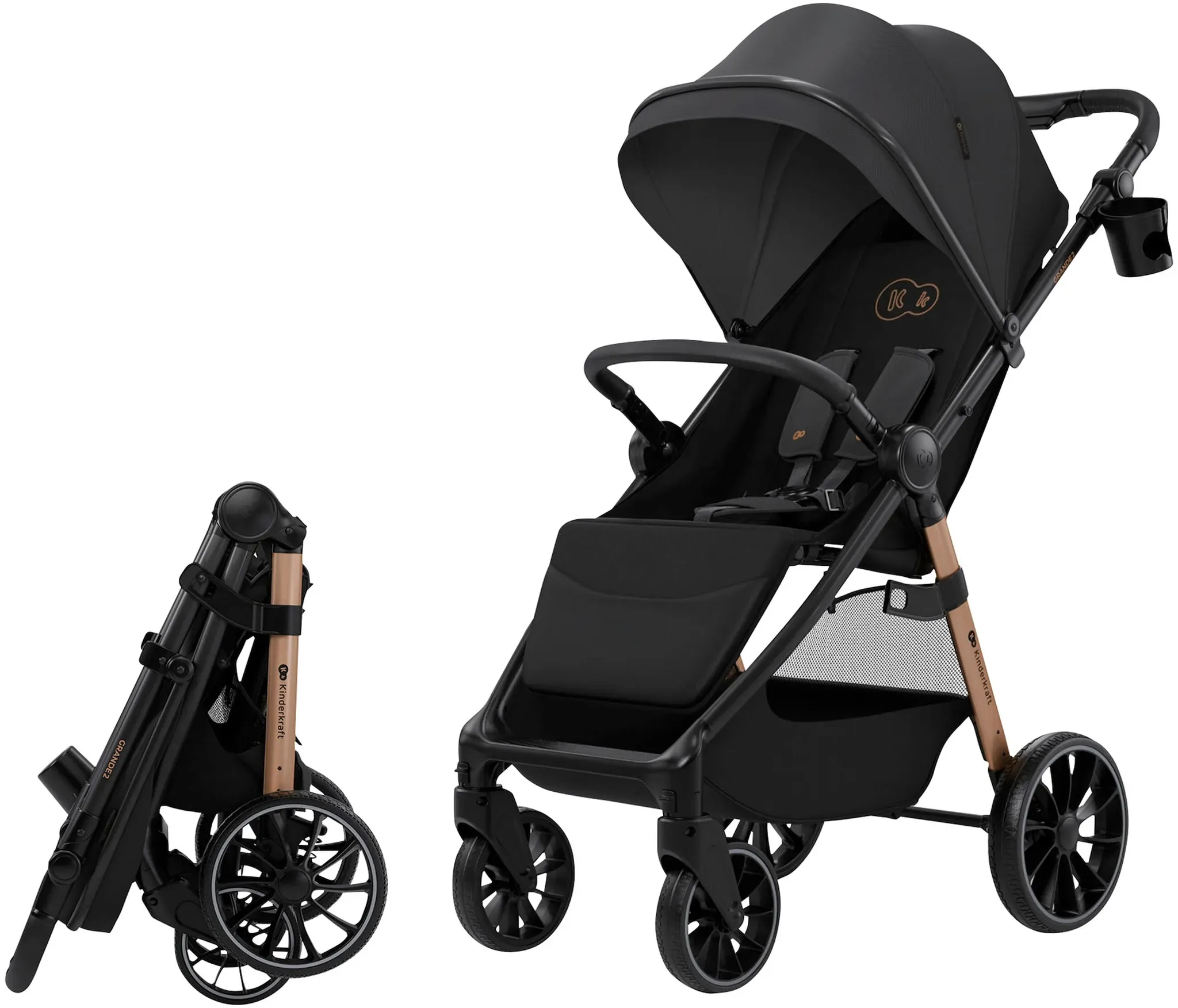 Kinderkraft Sportwagen GRANDE 2, schwarz