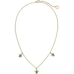 Paul Hewitt Turtle Halskette Turquoise Gold