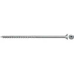 fischer 568156, Schraube, Verzinkter Stahl, Holz, Zink, Teilgewinde, Senkkopf