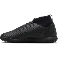 Nike Jr Superfly 10 Club Tf Sneaker, Black Black Deep Jungle, 35