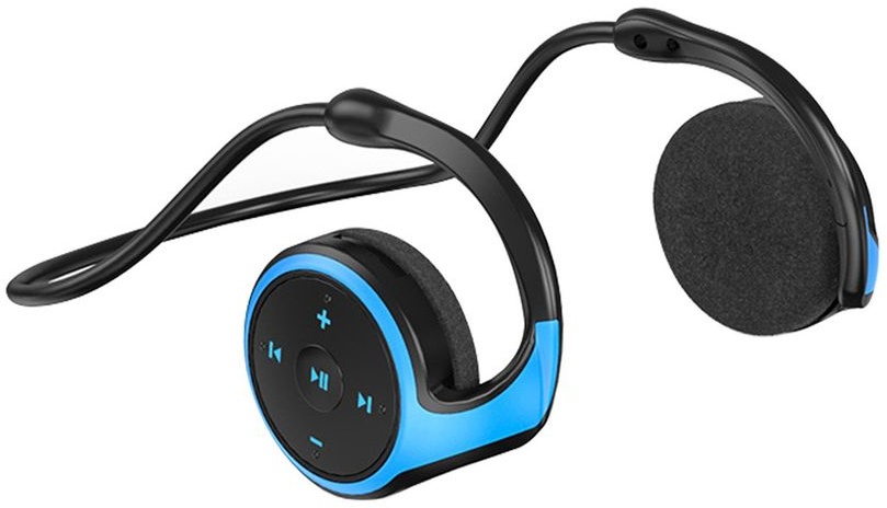 A23 Wireless Earphone HiFi Sound Rauschen Reduktion Tragbarer Bluetooth-kompatibler 5.0 Ohrhaken Laufen Ohrhörer für Sport-Blau