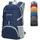 ZOMAKE 35L Faltbarer Rucksack Marineblau