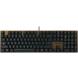 Cherry KC 200 MX braun/schwarz, MX2A BROWN, USB, DE (G80-3950LIBDE-2)